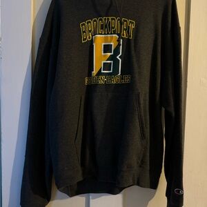 Champion Black Brockport Golden Eagles Hoodie